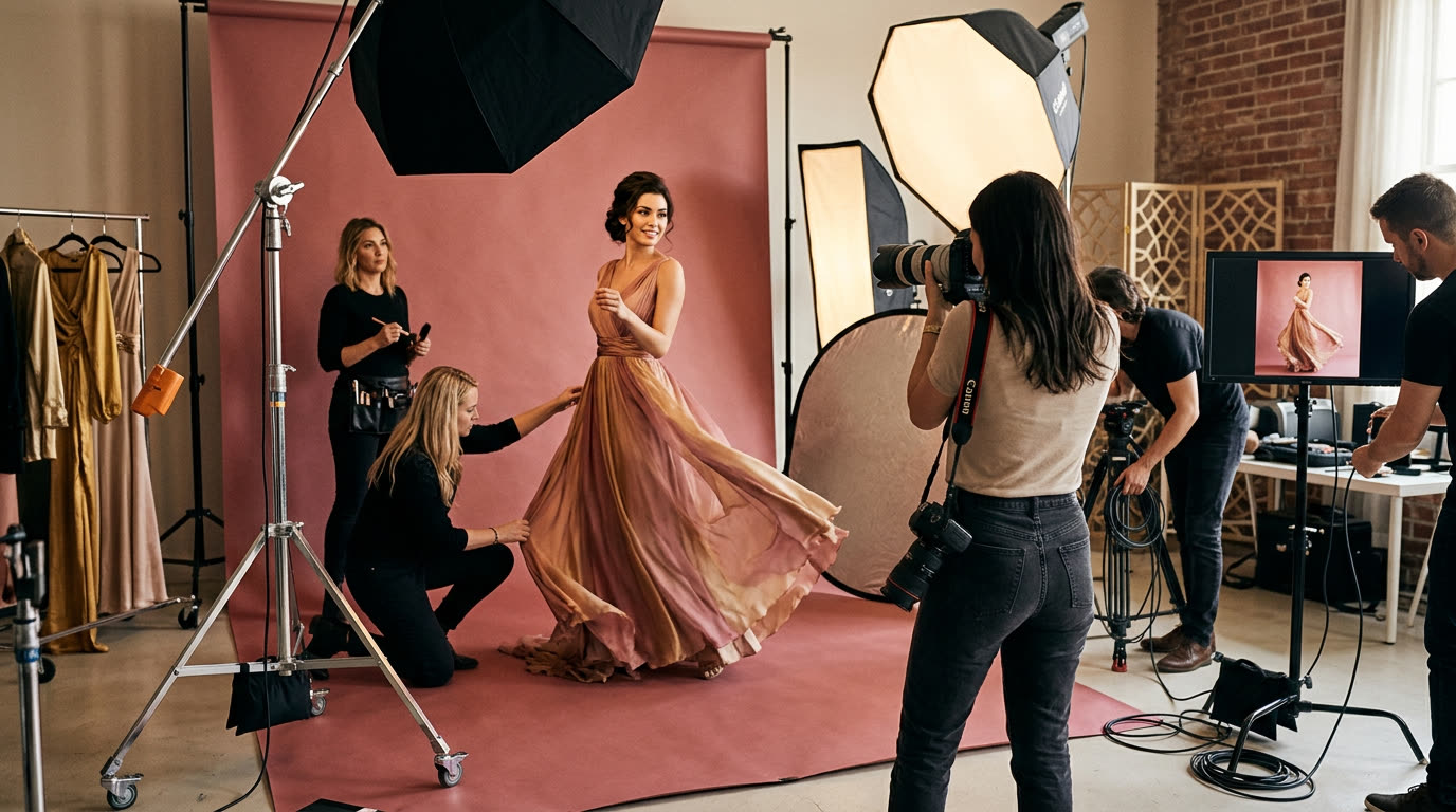 Фотосесія моделі Continental Agency у студії